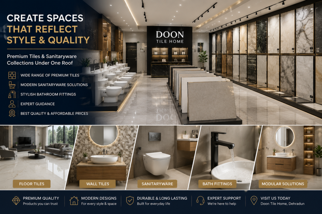 Best Tiles & Sanitaryware Store in Dehradun